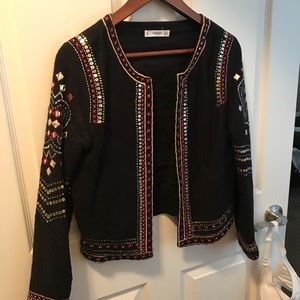 Mango Embroidered Jacket